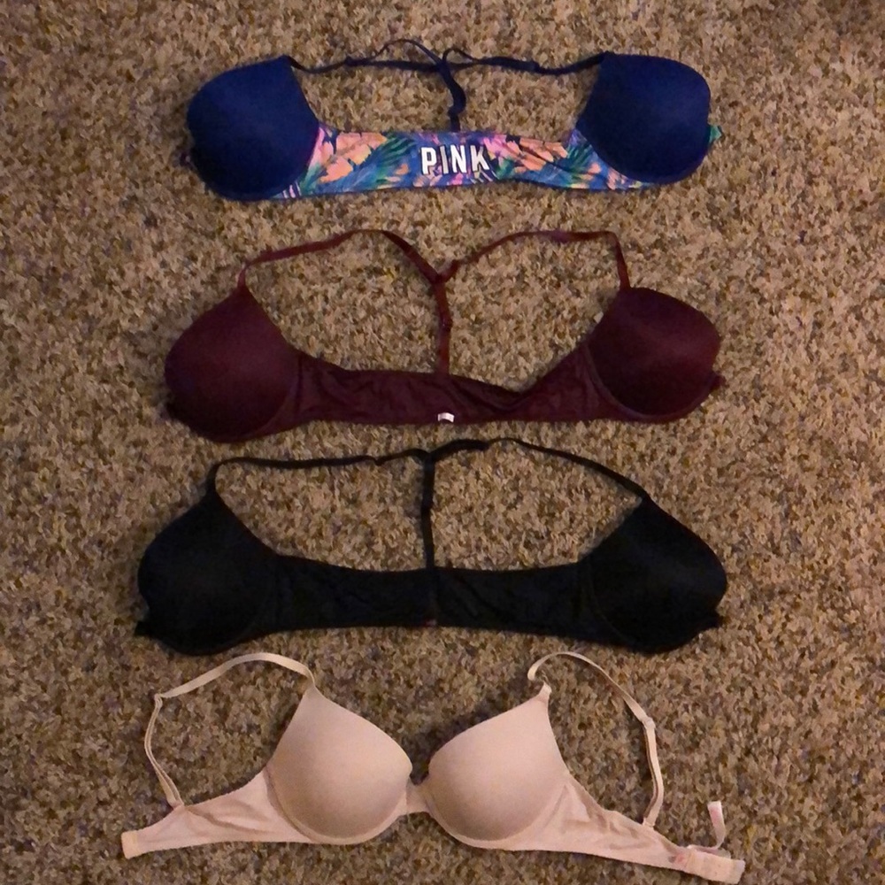 4 pink 34c bras